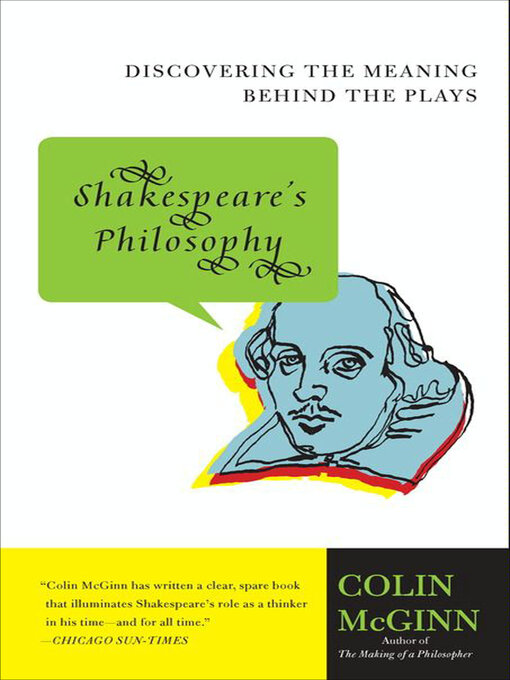 Title details for Shakespeare's Philosophy by Colin McGinn - Available